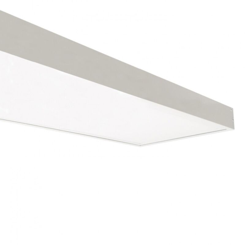 foto del prodotto efectoled kit di superficie pannelli 120x30 cm con viti bianco