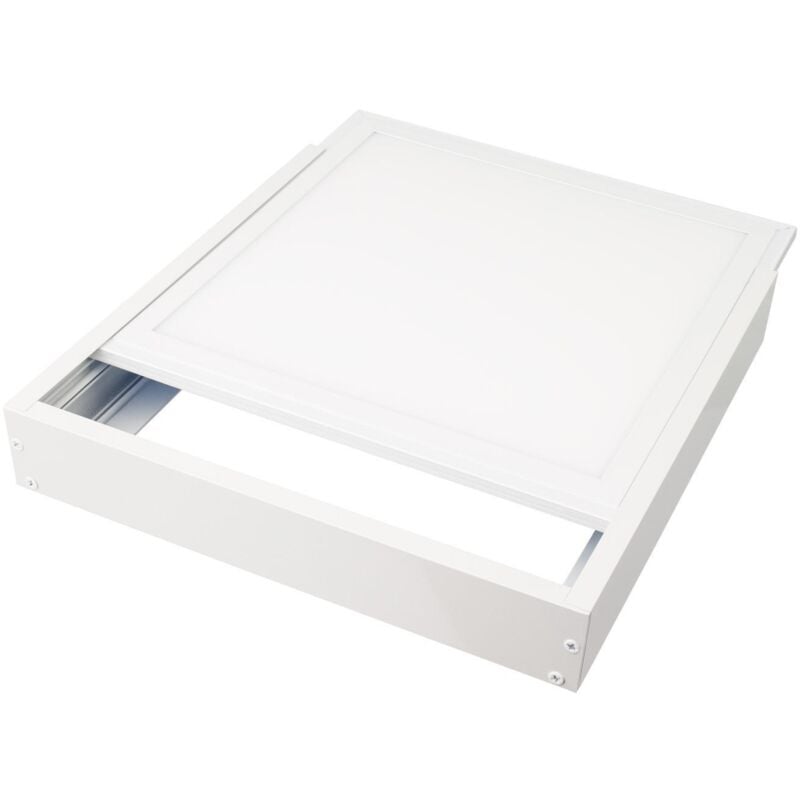 foto del prodotto efectoled kit di superficie pannelli 60x60 cm con viti bianco