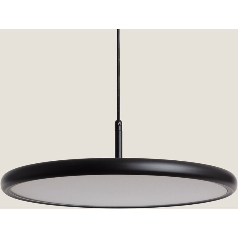 foto del prodotto efectoled lampada a sospensione led 28w metallo cct selezionabile meisel nero