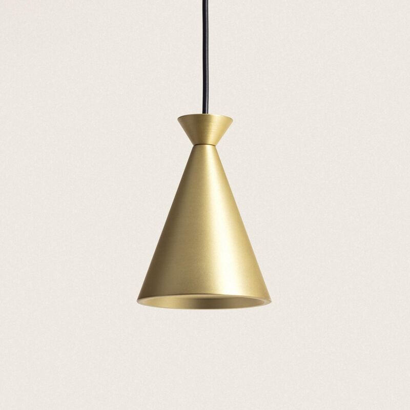 foto del prodotto efectoled lampada a sospensione led 6w alluminio drake oro