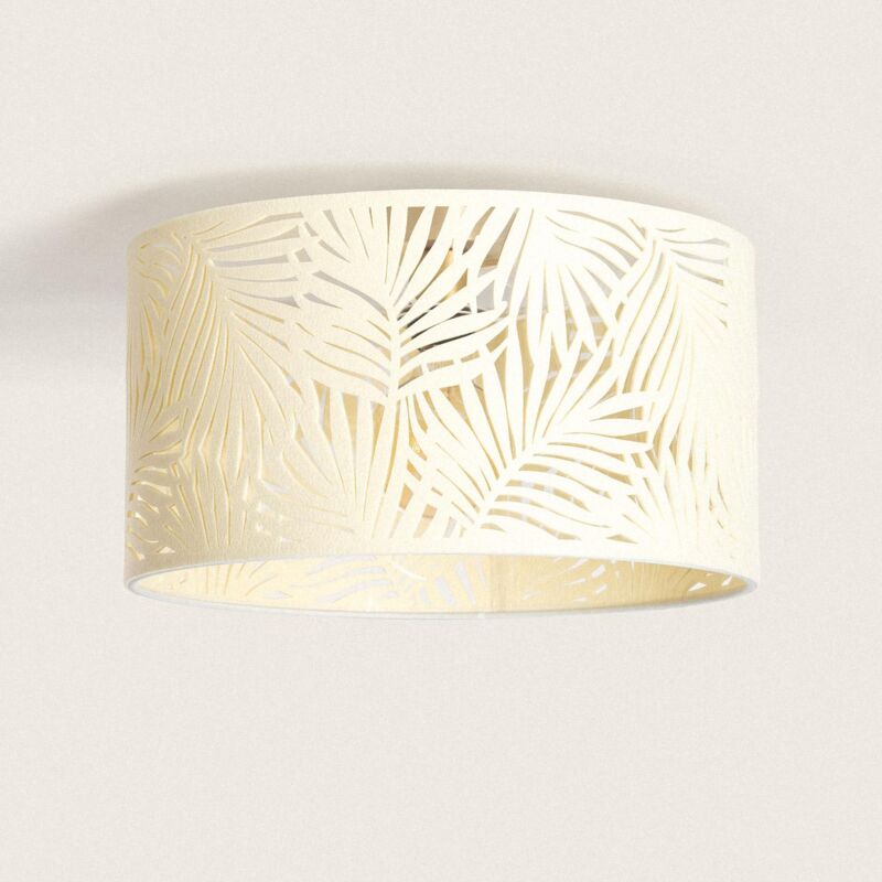 foto del prodotto efectoled lampada da soffitto feltro noemia bianco