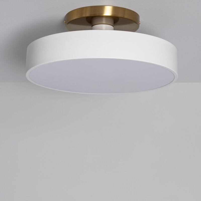 foto del prodotto efectoled lampada da soffitto metallo atenea bianco