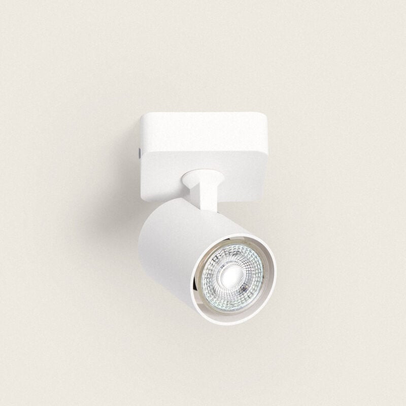foto del prodotto efectoled lampada da soffitto orientabile 1 faretto bianca cora bianco