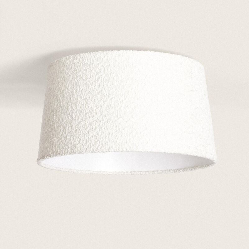foto del prodotto efectoled lampada da soffitto tessuto micaela bianco