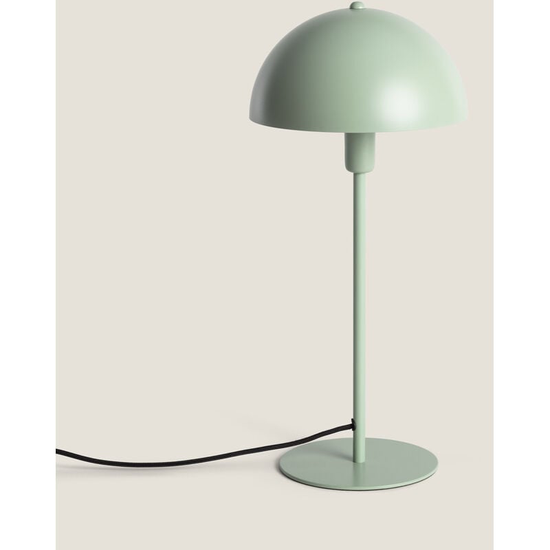 foto del prodotto efectoled lampada da tavolo alluminio madow verde celadon
