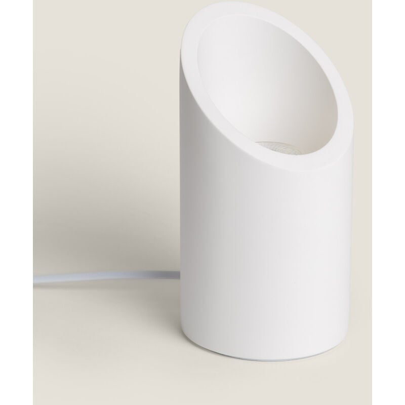 foto del prodotto efectoled lampada da tavolo geso rise uplighter bianco