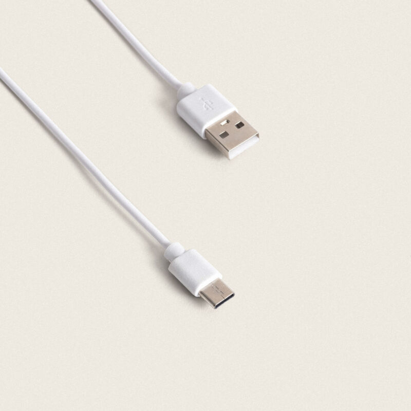 foto del prodotto efectoled lampada da tavolo led 2w portatile con batteria usb ricaricabile zimba bianco