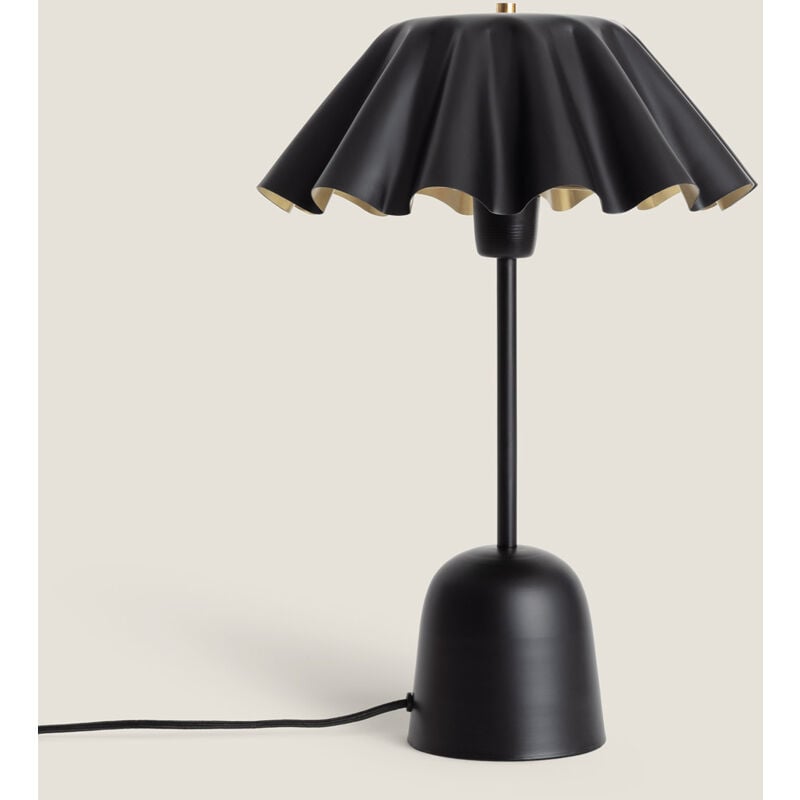 foto del prodotto efectoled lampada da tavolo metallo nallur nero
