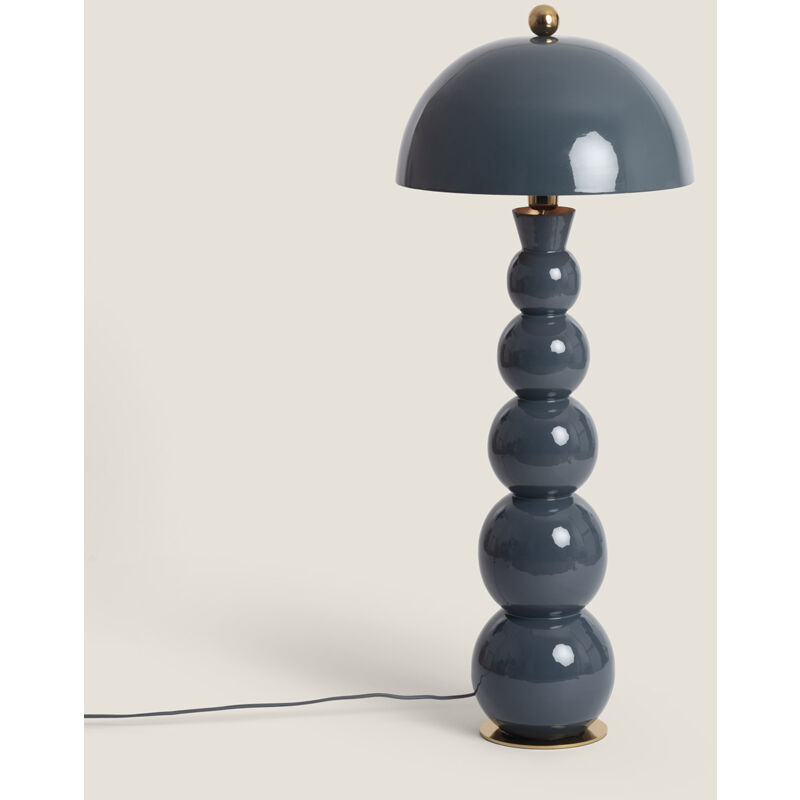 foto del prodotto efectoled lampada da terra metallo onkar azzurro