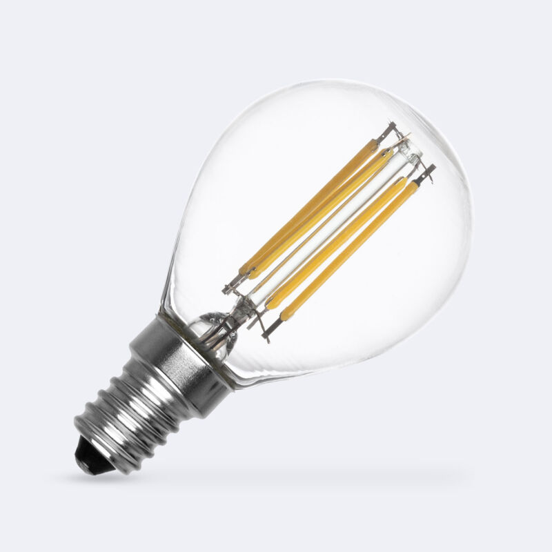 foto del prodotto efectoled lampadina filamento led e14 p45 6w 720 lm bianco naturale no flicker 4000k