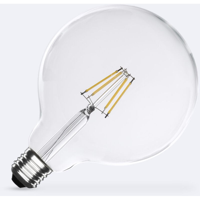 foto del prodotto efectoled - lampadina filamento led e27 6w 720 lm regolabile g125 bianco naturale no flicker 4000k