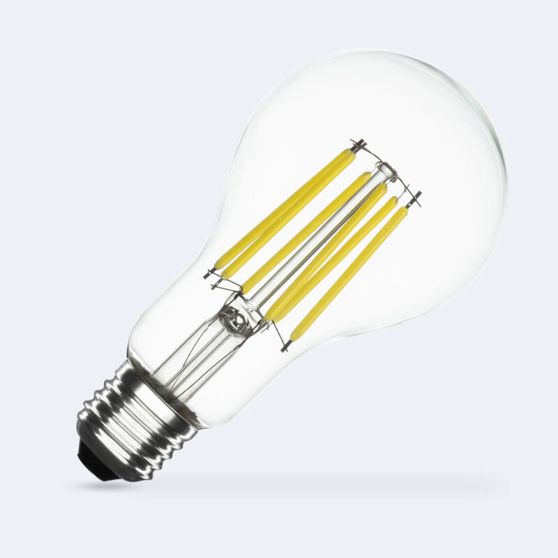 foto del prodotto efectoled - lampadina led filamento e27 a70 7.3w 1535 lm classe a bianco caldo no flicker 2700k