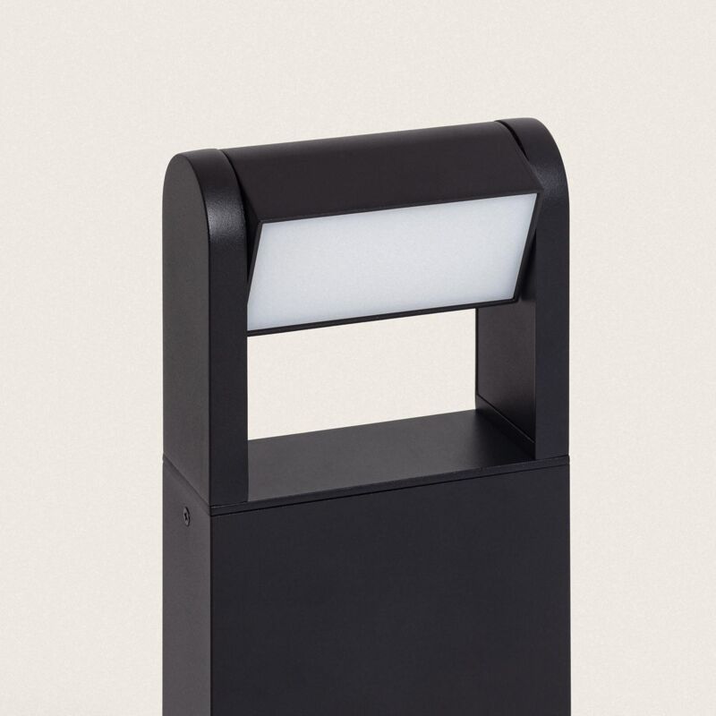 foto del prodotto efectoled lampioncino da esterni led 6w 80cm alluminio melbor nero nero