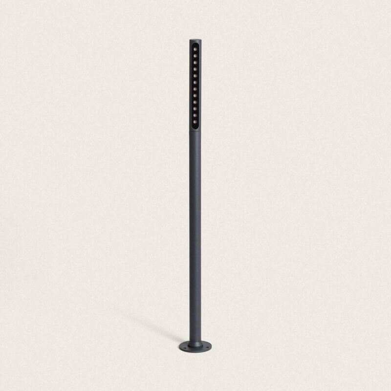 foto del prodotto efectoled lampioncino led per esterni superficie 9w 80cm aidan antracite