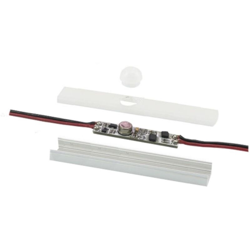 foto del prodotto efectoled mini sensore di movimento pir 120 per striscia led bianco
