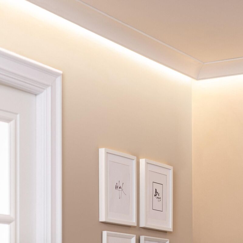 foto del prodotto efectoled modanatura per striscia led 2m arco bianco