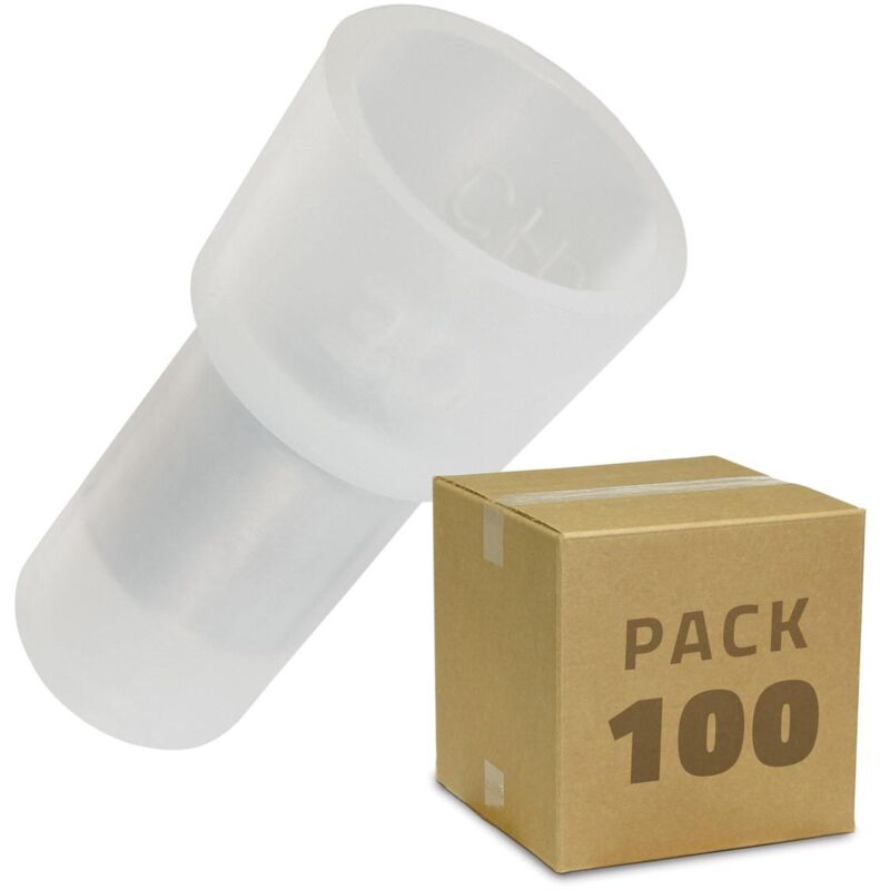 foto del prodotto efectoled pack terminale cieco per connessione finale di cavo 100 un. 7 mm