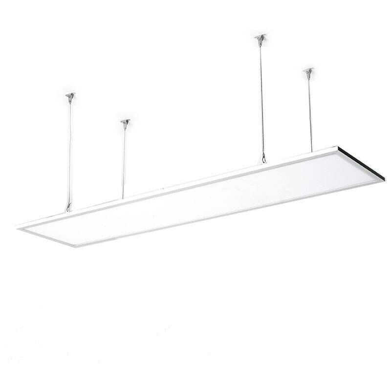 foto del prodotto efectoled panello led 120x60 cm 60w 6000lm high power boke kit di sospensione bianco caldo individuale no flicker 3000k