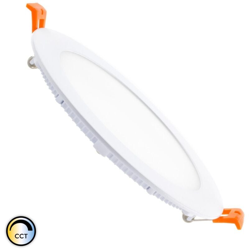 foto del prodotto efectoled pannello downlight led 12w circolare switchcct foro 155 mm compatibile con telecomando rf v2 selezionabile caldo naturale freddo 