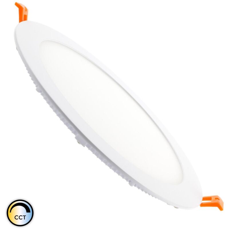 foto del prodotto efectoled pannello downlight led 18w circolare switchcct foro 205 mm compatibile con telecomando rf v2 selezionabile caldo naturale freddo 