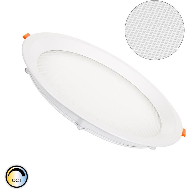 foto del prodotto efectoled pannello downlight led 20w circolare cct microprismatica lifud foro 205 mm no flicker cct