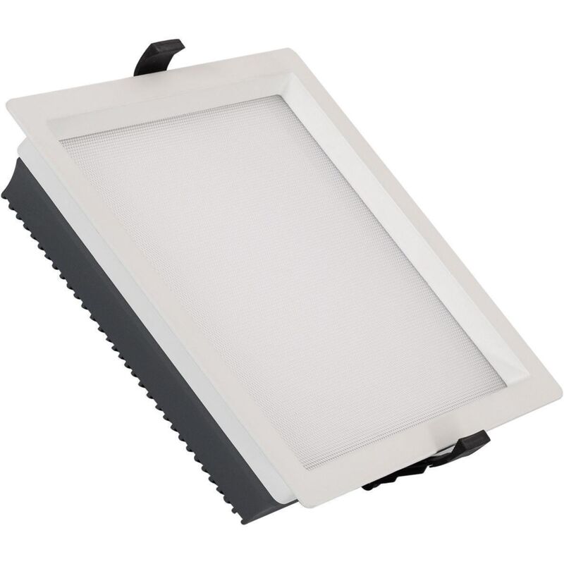 foto del prodotto efectoled - pannello downlight led 30w quadrato aero 130 lm/w microprismatico lifud foro 210x210mm 4000k bianco naturale