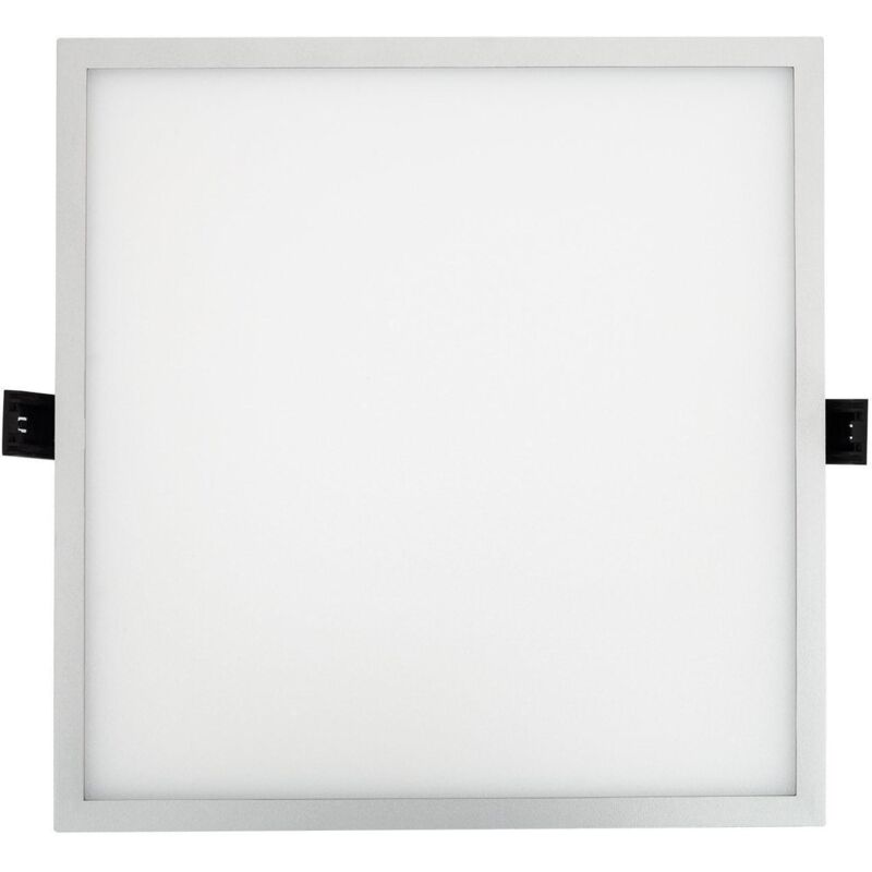 foto del prodotto efectoled pannello downlight led 30w quadrato high lumen foro 200mm argento lifud 4000k bianco naturale