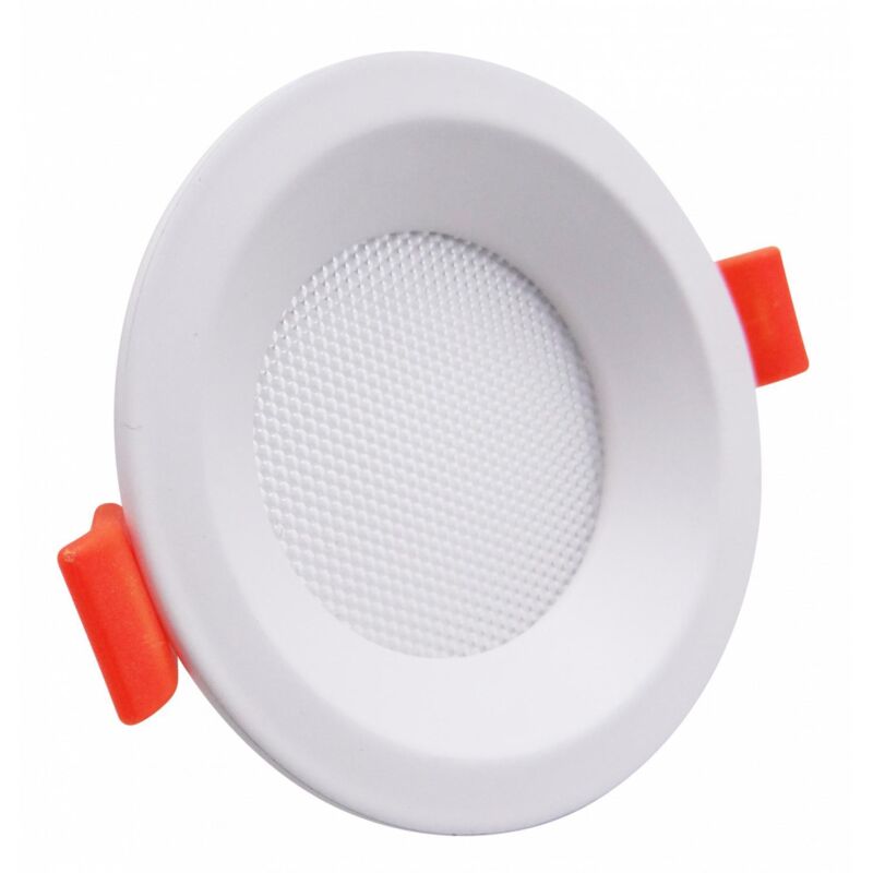 foto del prodotto efectoled pannello downlight led 7w circolare cct microprismatica lifud foro 75 mm no flicker cct