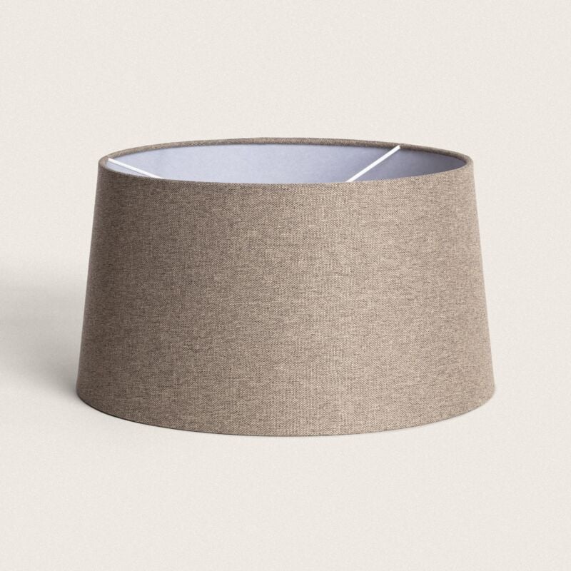 foto del prodotto efectoled paralume lampada lino trude grigio