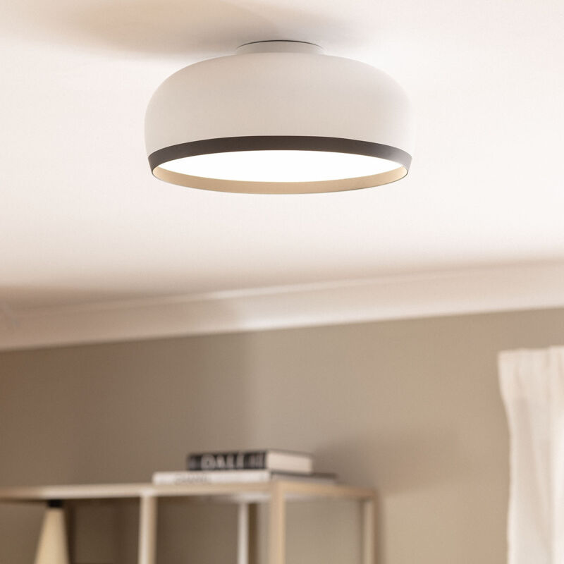 foto del prodotto efectoled plafoniera circolare alluminio 300 mm chandelier bianco