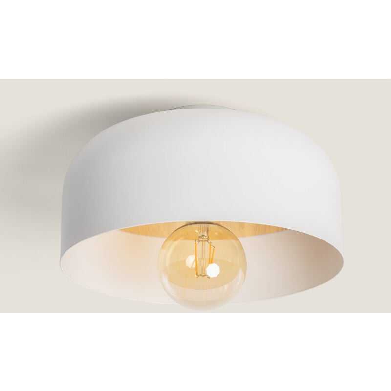 foto del prodotto efectoled plafoniera circolare metallo 300 groa bianco