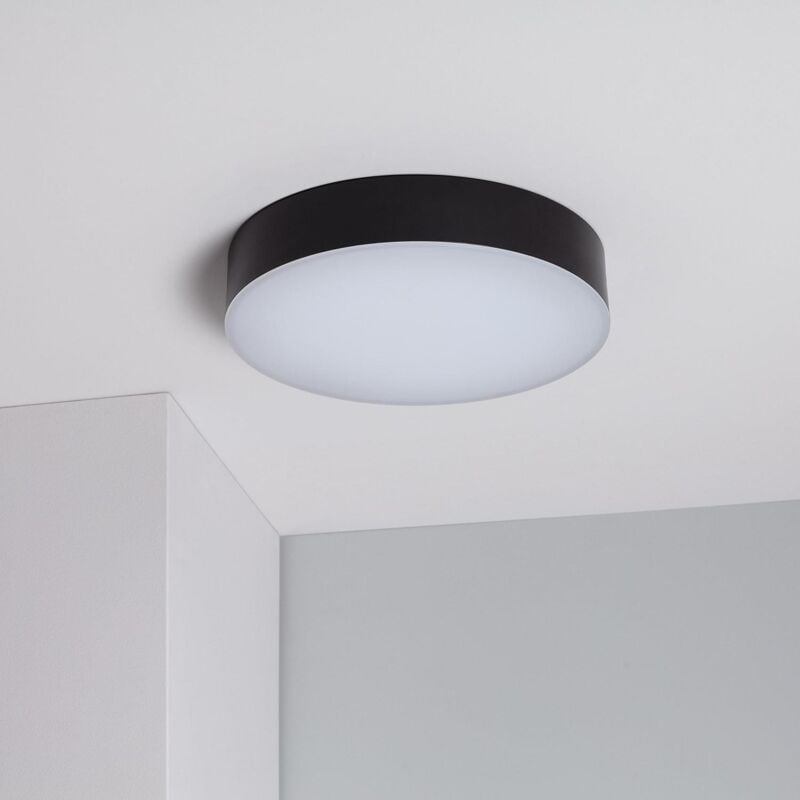 foto del prodotto efectoled plafoniera da soffitto per esterni led 21w circolare juno ip65 320 mm 4000k bianco naturale