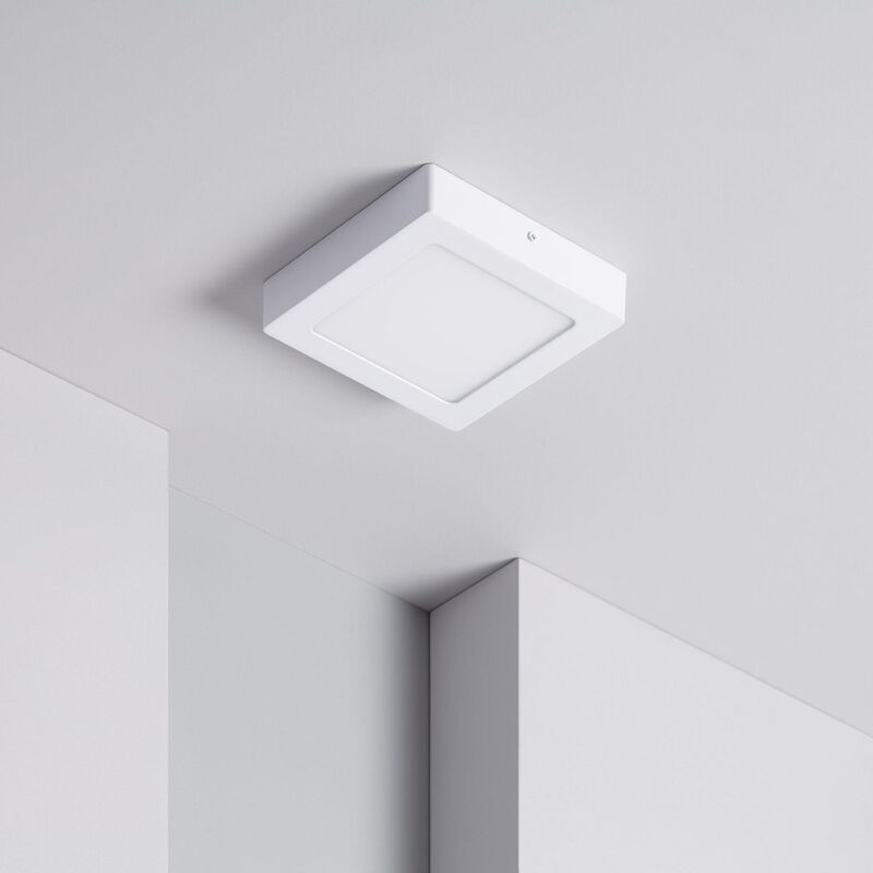 foto del prodotto efectoled plafoniera led 12w quadrato 170x170 mm lifud bianco freddo 6000k