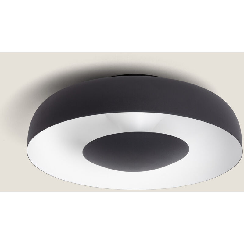 foto del prodotto efectoled plafoniera led 20w metallo duval nero