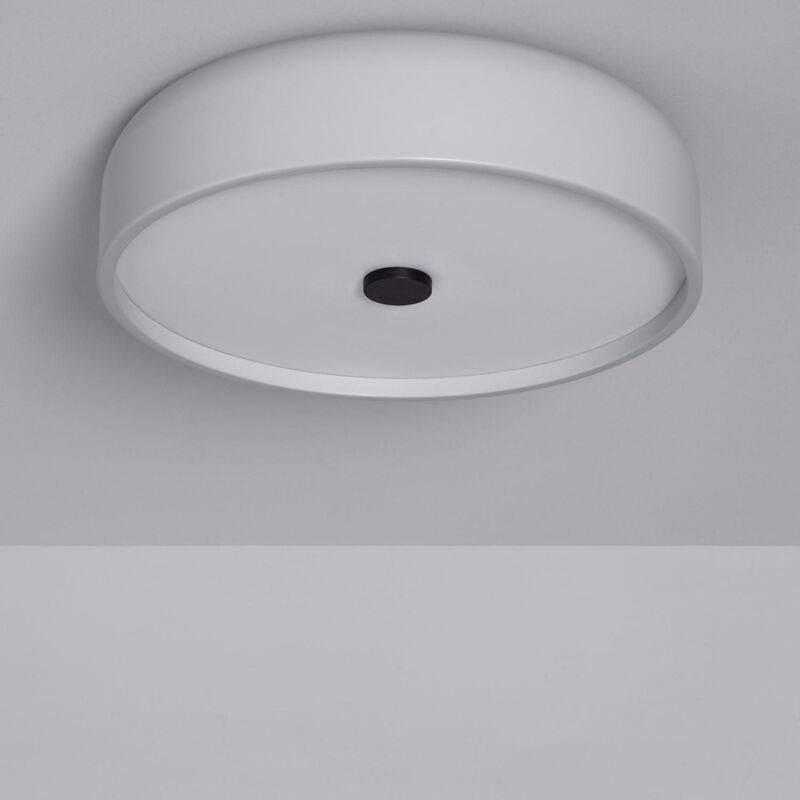 foto del prodotto efectoled plafoniera led 24w metallo 350 mm cct selezionabile eyelight grigio
