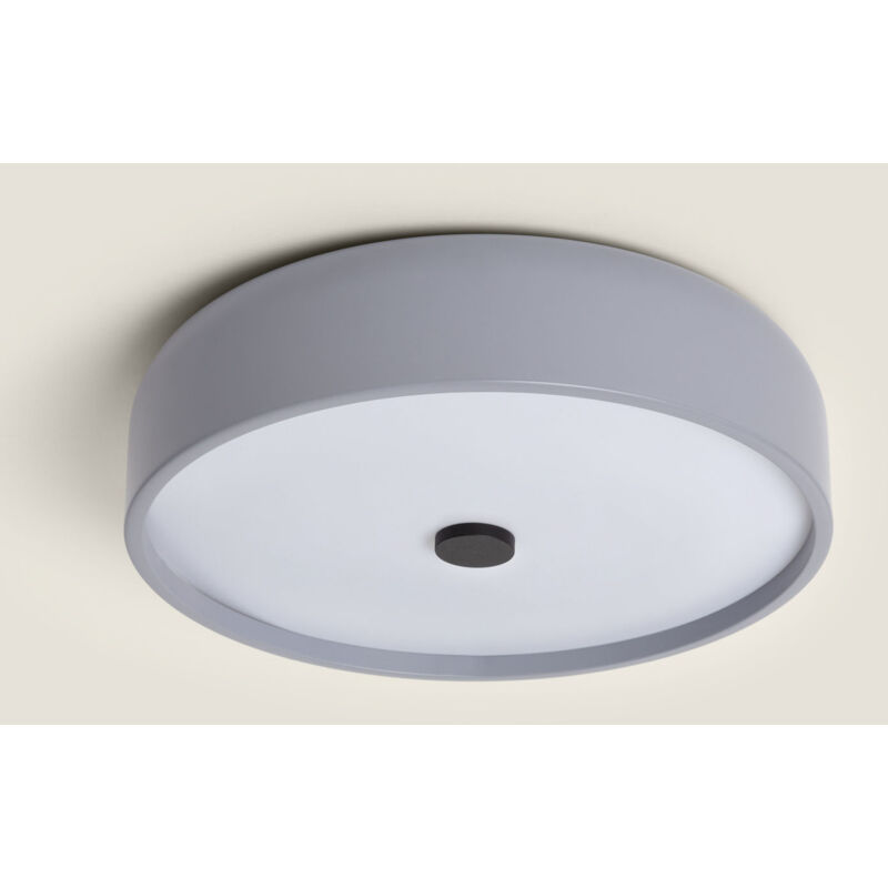 foto del prodotto efectoled plafoniera led 24w metallo 350 mm cct selezionabile eyelight grigio scuro