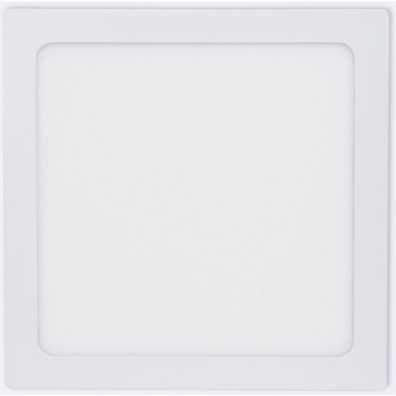 foto del prodotto efectoled plafoniera led 24w quadrata alluminio 300x300 mm regolabile dim to warm bianco