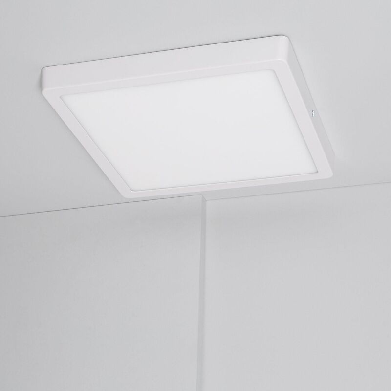 foto del prodotto efectoled plafoniera led 24w quadrata superslim cct selezionabile 280x280 mm selezionabile caldo naturale freddo 
