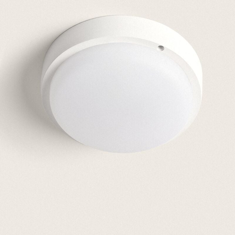 foto del prodotto efectoled plafoniera led 25w circolare per esterni 175 mm ip65 con sensore di movimento hublot white 6500k bianco freddo