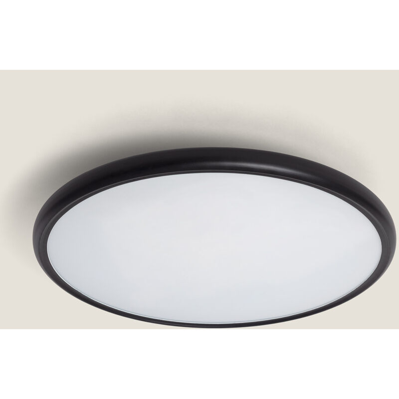 foto del prodotto efectoled plafoniera led 28w metallo cct selezionabile meisel nero