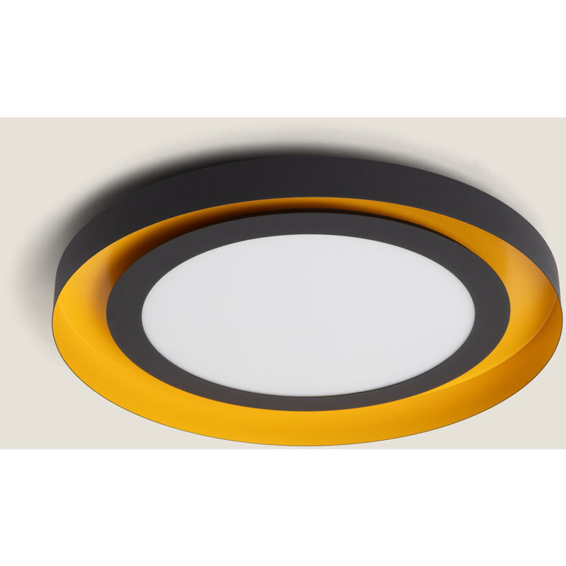 foto del prodotto efectoled plafoniera led 30w metallo bombalot nero opaco
