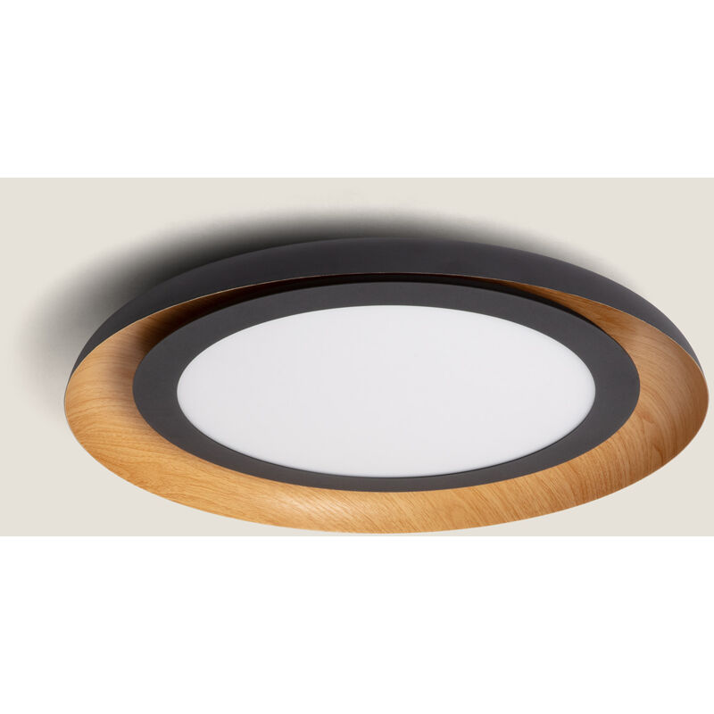 foto del prodotto efectoled plafoniera led 30w metallo garter nero opaco