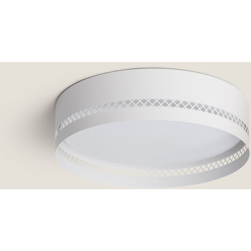 foto del prodotto efectoled plafoniera led 30w metallo walital s bianco opaco
