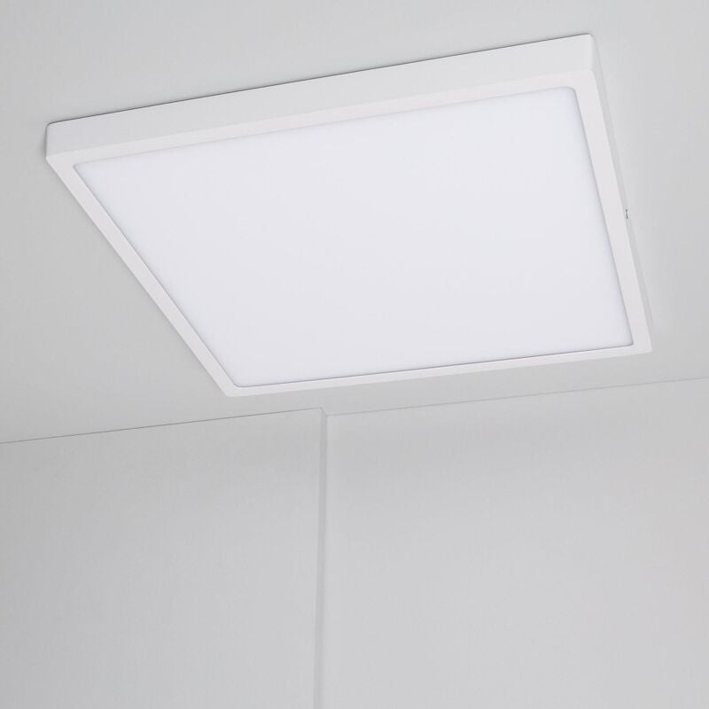 foto del prodotto efectoled plafoniera led 30w quadrata superslim cct selezionabile 400x400 mm selezionabile caldo naturale freddo 