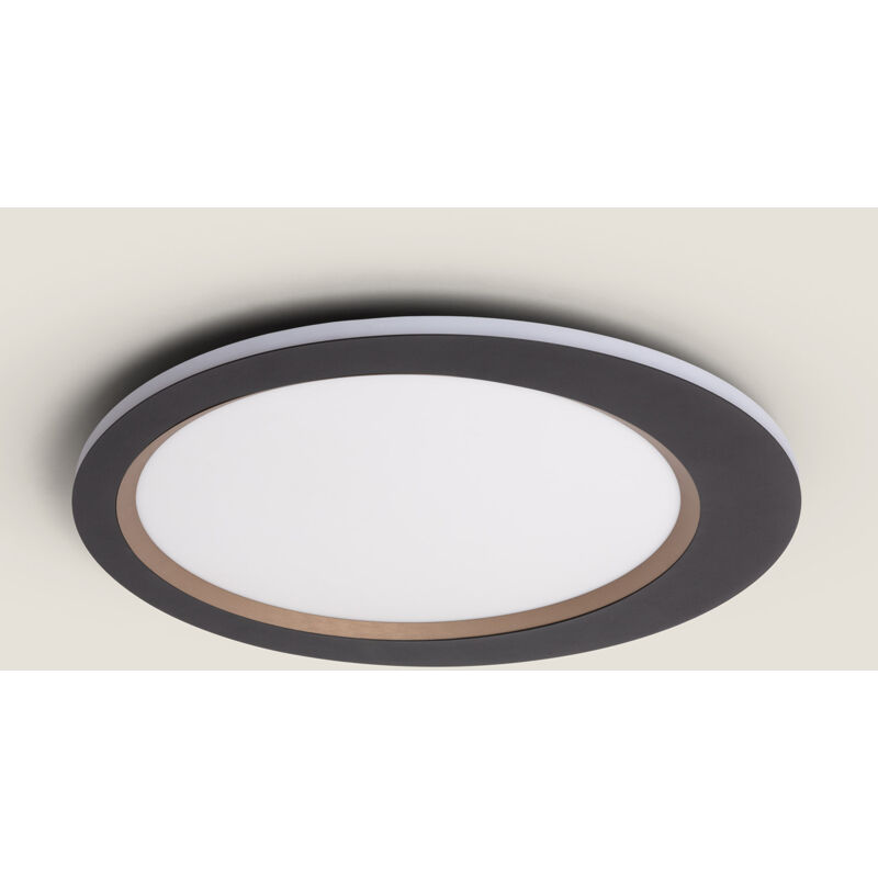foto del prodotto efectoled plafoniera led 40w metallo taska nero