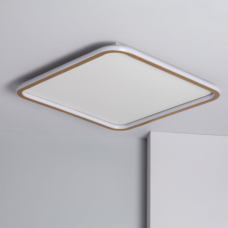 foto del prodotto efectoled plafoniera led 40w quadrata metallo 610x610 mm cct selezionabile allharo selezionabile caldo naturale freddo 