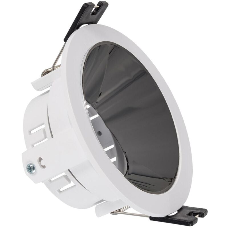 foto del prodotto efectoled portafaretto downlight conico reflect per lampadina led gu10 gu5.3 foro 75 mm oro
