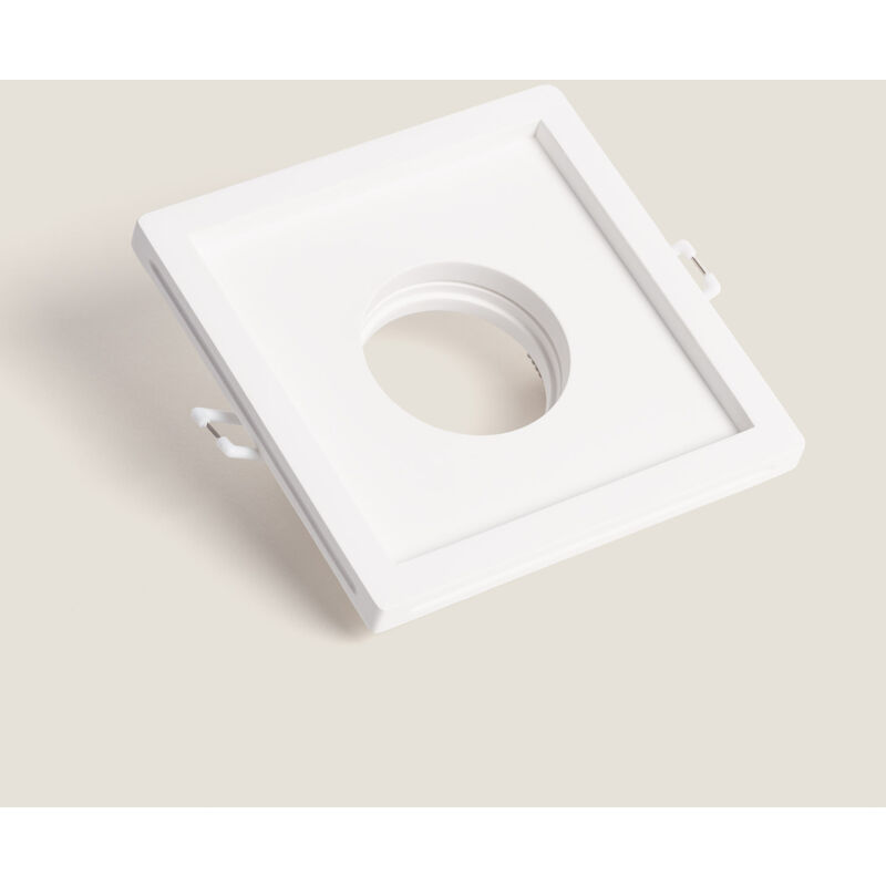 foto del prodotto efectoled portafaretto downlight integrazione cartongesso per lampadina gu10 gu5.3 foro 125x125 mm ugr17 bianco