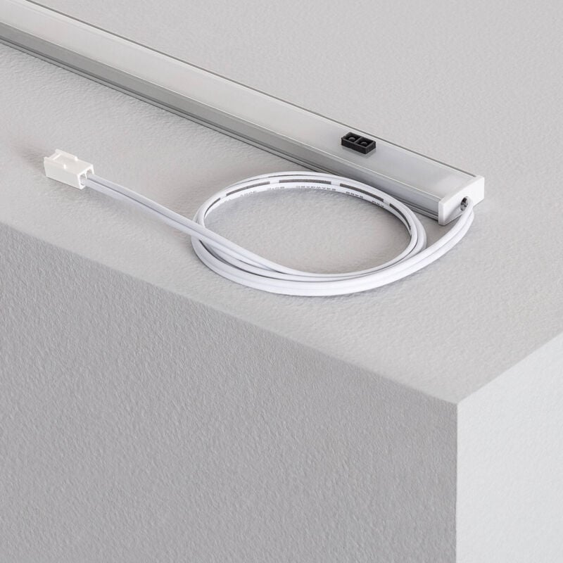 foto del prodotto efectoled profilo con striscia led new aretha 500mm 5w con interruttore contactless bianco naturale 4000k