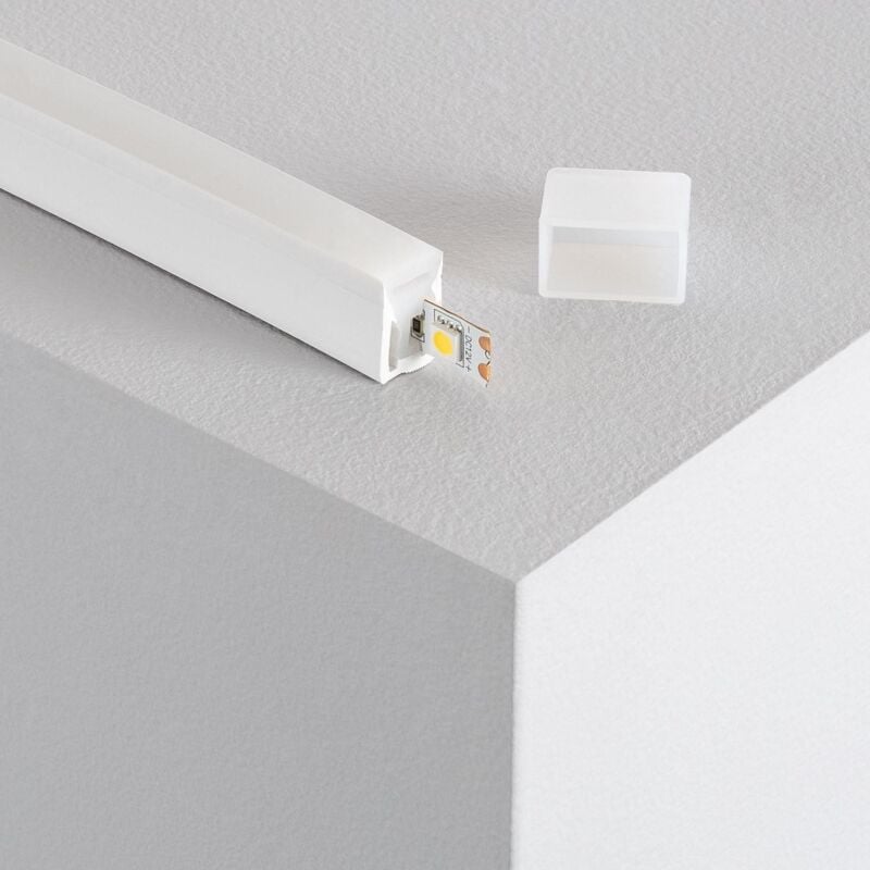 foto del prodotto efectoled profilo flessibile in silicone neon su misura per strisce led 12 24v fino a 10mm 4 m